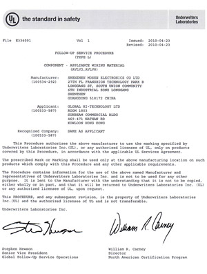 摩爾森榮譽：UL